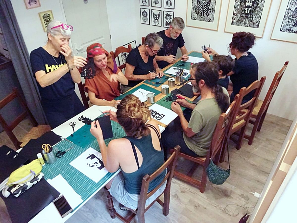 image de l'atelier « Katchina » animé par Caroline Sury à l'espace sans nom