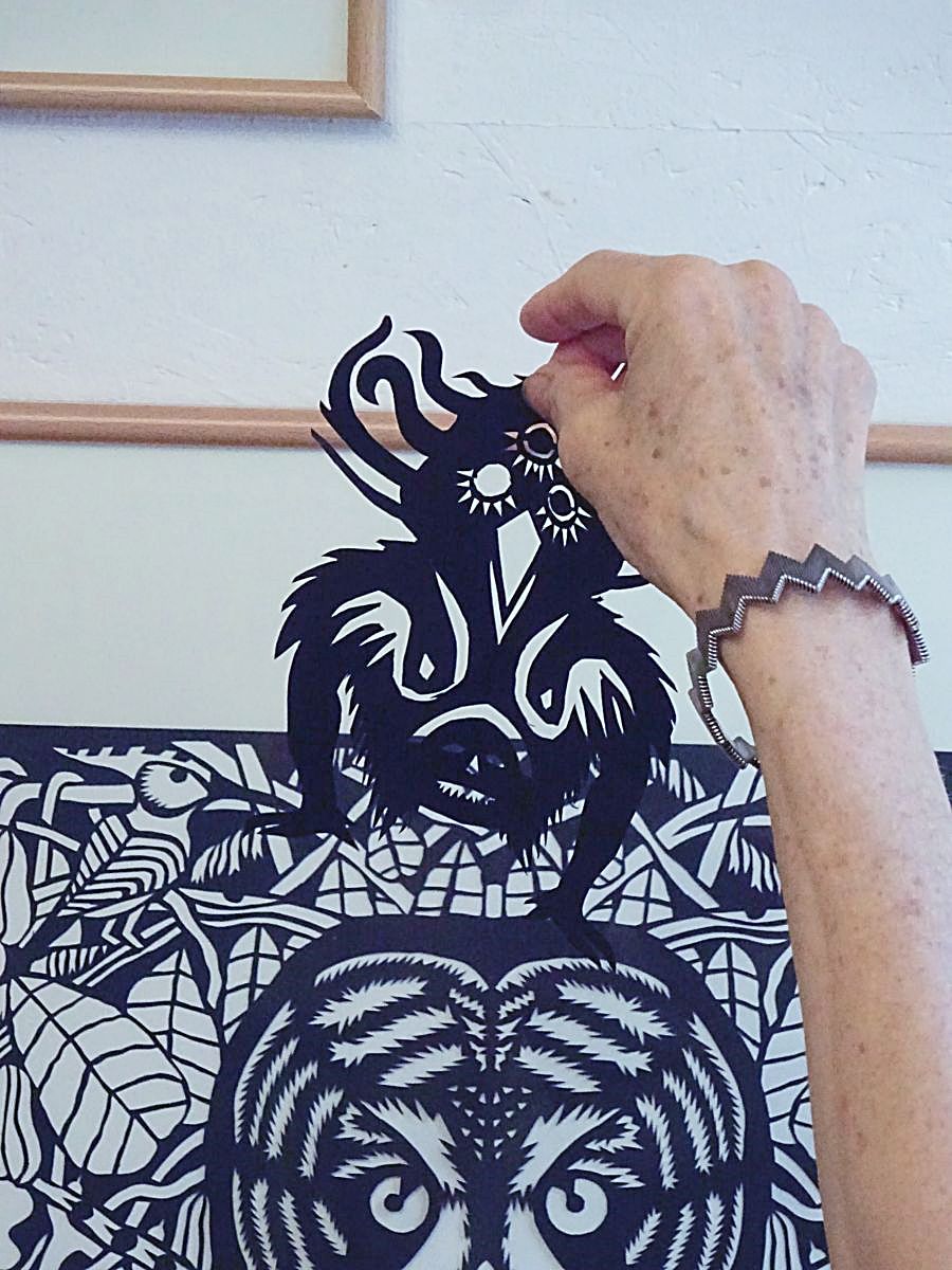 image de l'atelier « Katchina » animé par Caroline Sury à l'espace sans nom