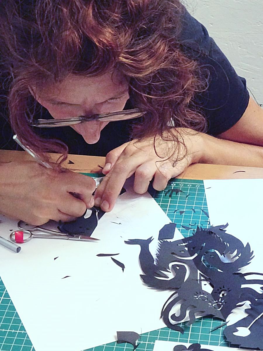 image de l'atelier « Katchina » animé par Caroline Sury à l'espace sans nom