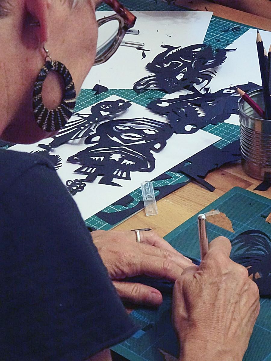 image de l'atelier « Katchina » animé par Caroline Sury à l'espace sans nom