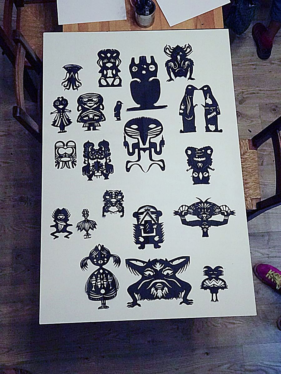 image de l'atelier « Katchina » animé par Caroline Sury à l'espace sans nom