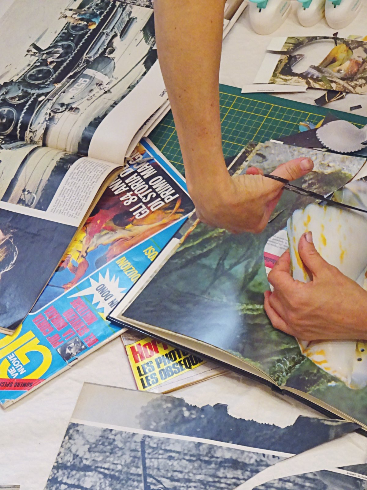 atelier collage à l'espace sans nom